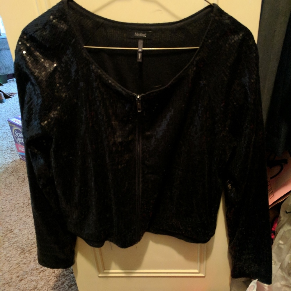 Black sequin jacket